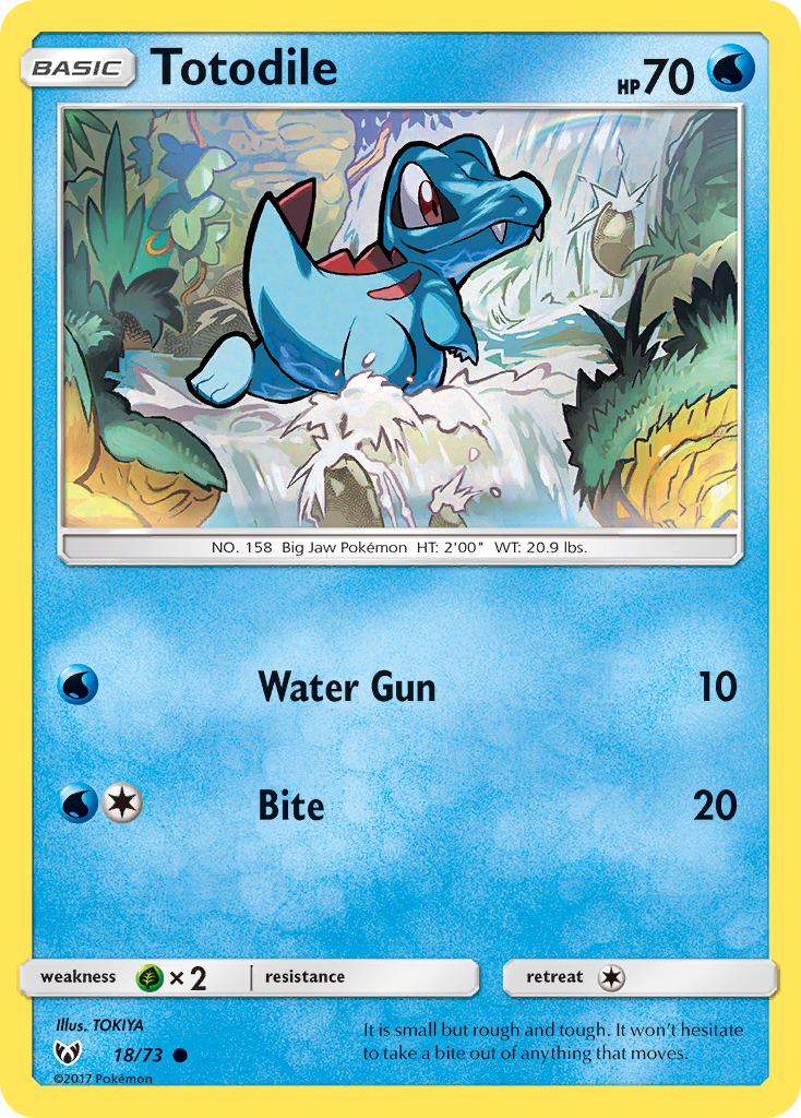 Totodile (18/73) [Sun & Moon: Shining Legends] | GnG Games