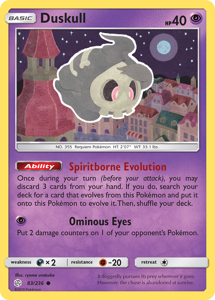 Duskull (83/236) [Sun & Moon: Cosmic Eclipse] | GnG Games