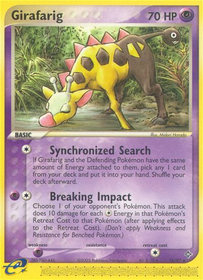 Girafarig (16/97) [EX: Dragon] | GnG Games