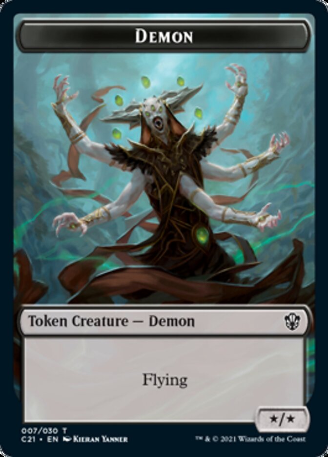 Demon // Fungus Beast Token [Commander 2021 Tokens] | GnG Games