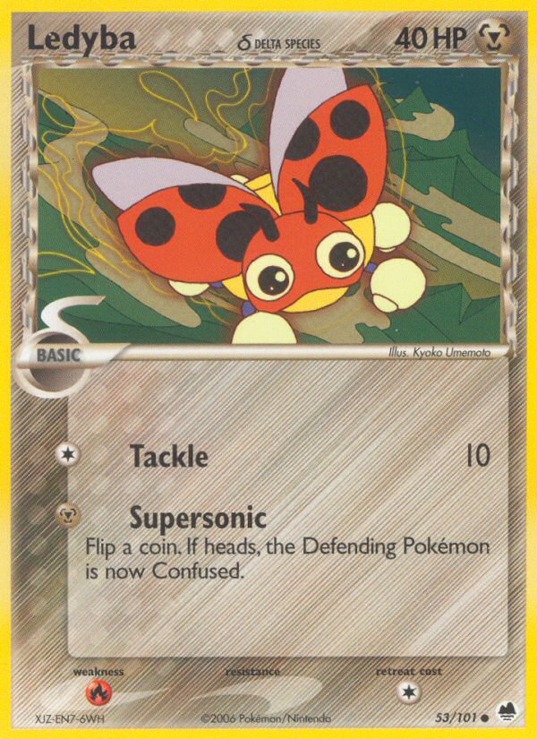 Ledyba (53/101) (Delta Species) [EX: Dragon Frontiers] | GnG Games