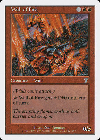 Wall of Fire [Seventh Edition] | GnG Games