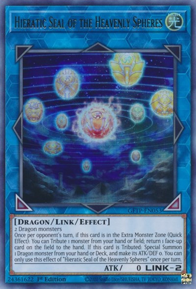 Hieratic Seal of the Heavenly Spheres [GFTP-EN053] Ultra rare | GnG Games