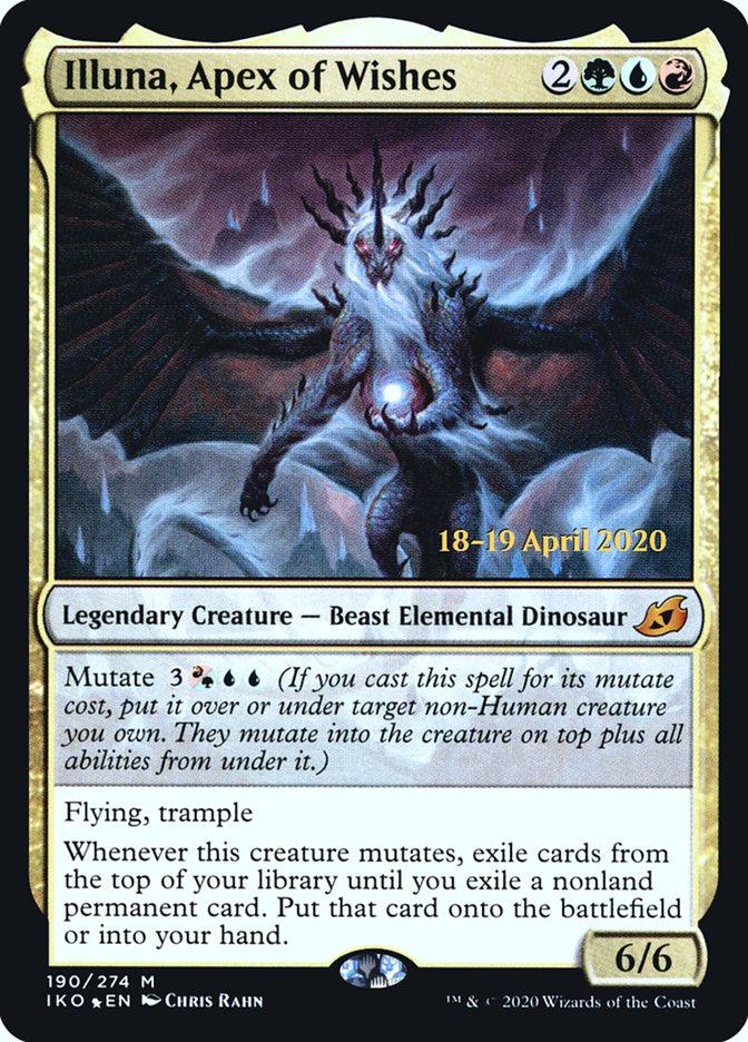 Illuna, Apex of Wishes  [Ikoria: Lair of Behemoths Prerelease Promos] | GnG Games