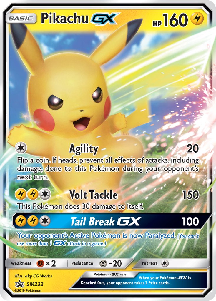 Pikachu GX (SM232) [Sun & Moon: Black Star Promos] | GnG Games