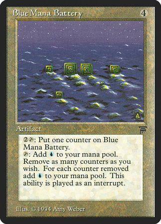 Blue Mana Battery [Legends] | GnG Games