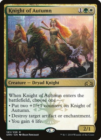 Knight of Autumn [Guilds of Ravnica Promos] | GnG Games