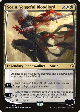 Sorin, Vengeful Bloodlord [War of the Spark] | GnG Games