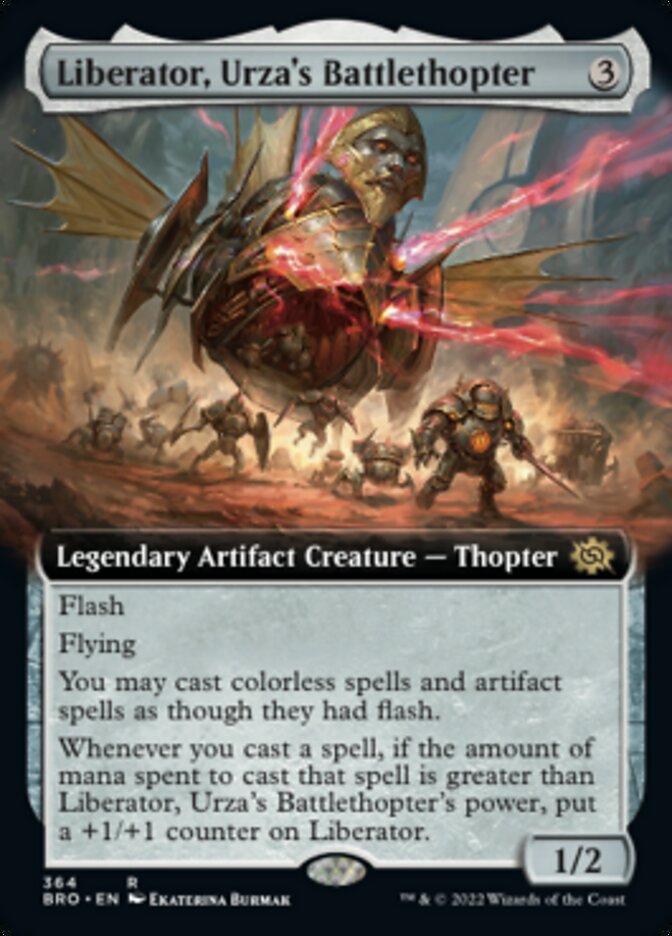 Liberator, Urza's Battlethopter (Extended Art) [The Brothers' War] | GnG Games