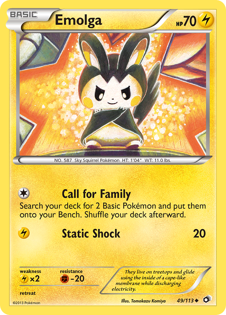 Emolga (49/113) [Black & White: Legendary Treasures] | GnG Games