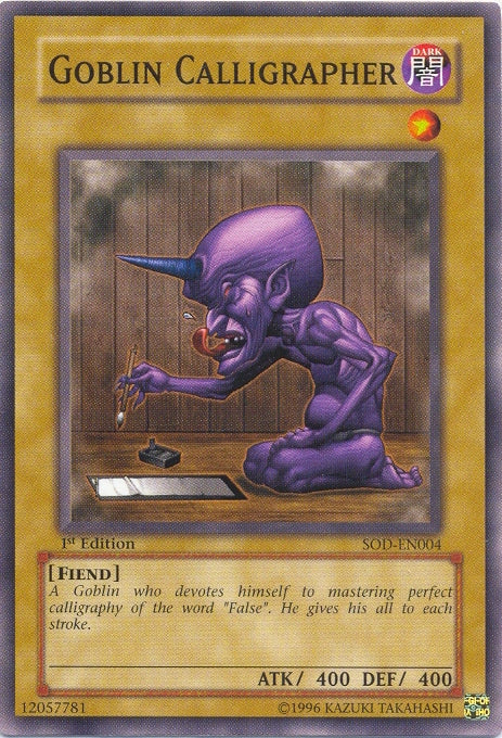 Goblin Calligrapher [SOD-EN004] Common | GnG Games