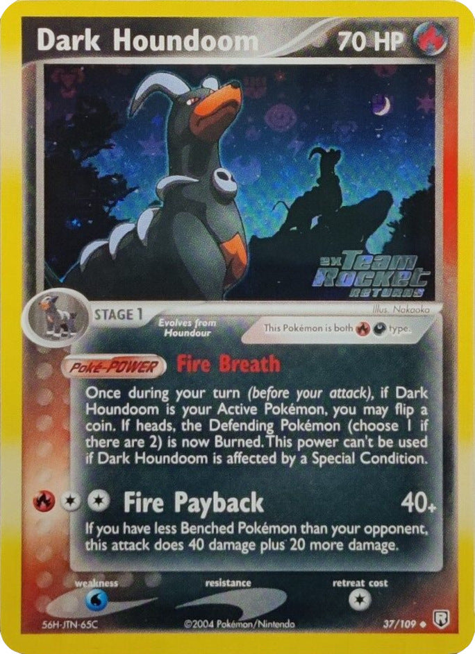 Dark Houndoom (37/109) (Stamped) [EX: Team Rocket Returns] | GnG Games