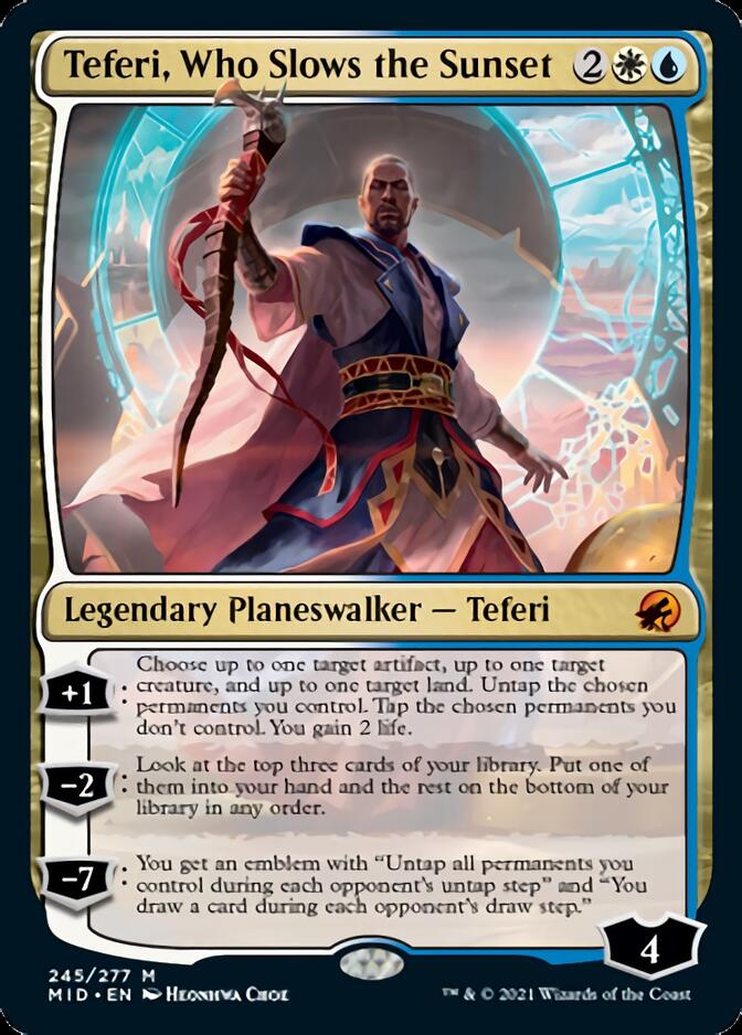 Teferi, Who Slows the Sunset [Innistrad: Midnight Hunt] | GnG Games