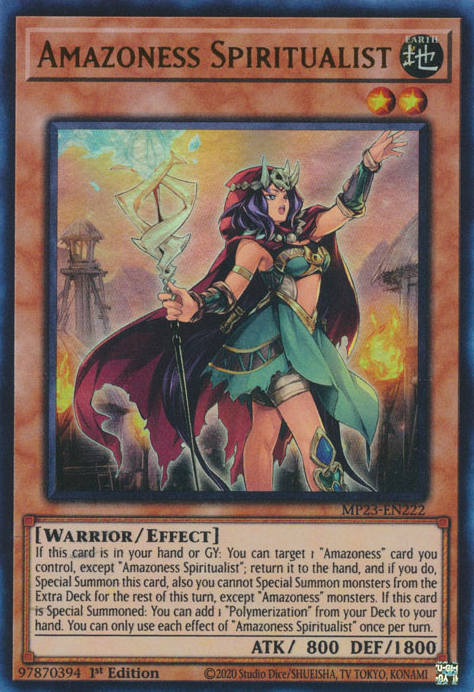 Amazoness Spiritualist [MP23-EN222] Ultra Rare | GnG Games