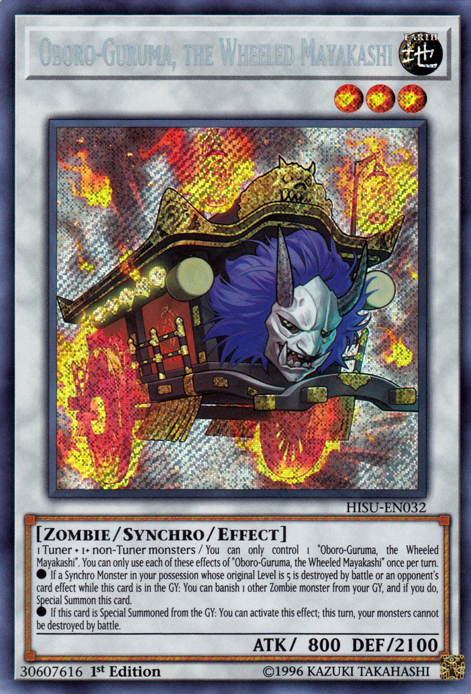 Oboro-Guruma, the Wheeled Mayakashi [HISU-EN032] Secret Rare | GnG Games