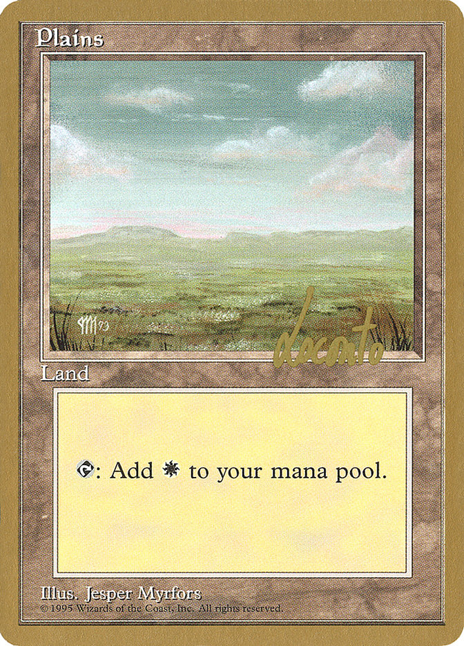 Plains (ml364) (Michael Loconto) [Pro Tour Collector Set] | GnG Games