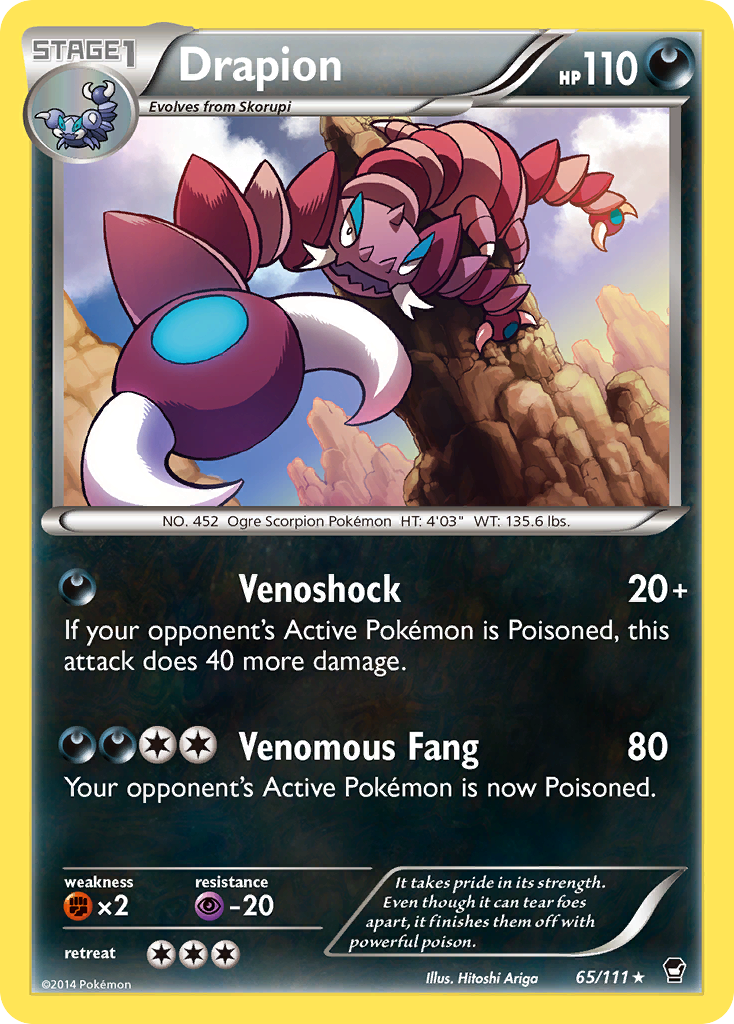 Drapion (65/111) [XY: Furious Fists] | GnG Games