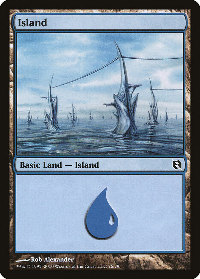 Island (76) [Duel Decks: Elspeth vs. Tezzeret] | GnG Games