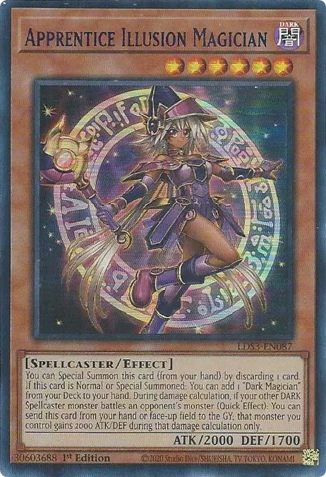 Apprentice Illusion Magician (Blue) [LDS3-EN087] Ultra Rare | GnG Games