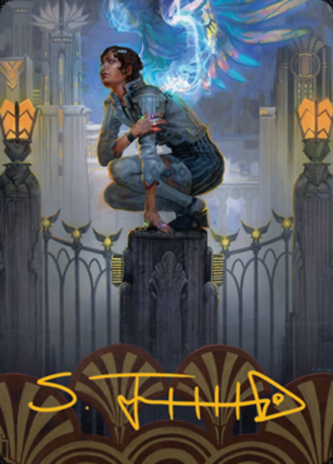 Giada, Font of Hope 2 Art Card (Gold-Stamped Signature) [Streets of New Capenna Art Series] | GnG Games