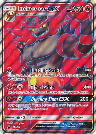 Incineroar GX (SM38) (Jumbo Card) [Sun & Moon: Black Star Promos] | GnG Games