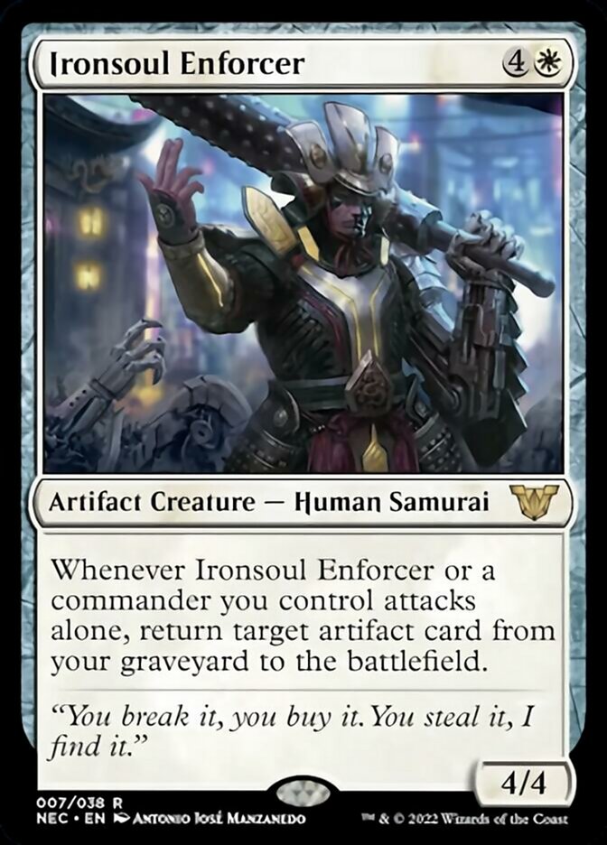 Ironsoul Enforcer [Kamigawa: Neon Dynasty Commander] | GnG Games