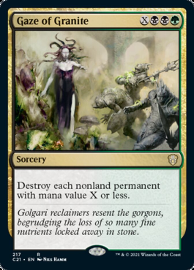 Gaze of Granite [Commander 2021] | GnG Games
