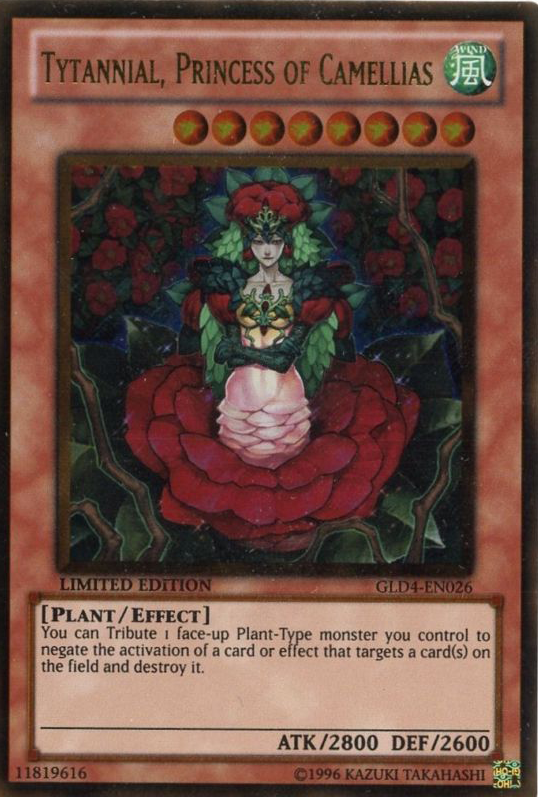 Tytannial, Princess of Camellias [GLD4-EN026] Gold Rare | GnG Games