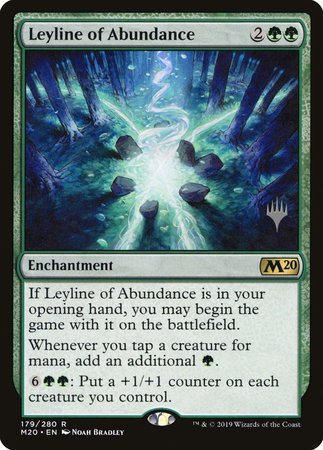 Leyline of Abundance [Core Set 2020 Promos] | GnG Games