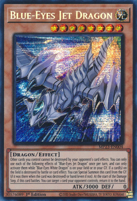 Blue-Eyes Jet Dragon [MP23-EN004] Prismatic Secret Rare | GnG Games