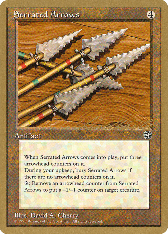 Serrated Arrows (Leon Lindback) [Pro Tour Collector Set] | GnG Games