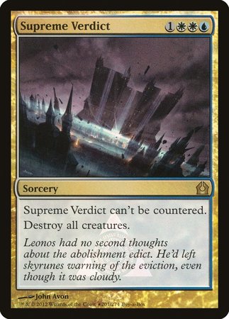 Supreme Verdict [Return to Ravnica Promos] | GnG Games