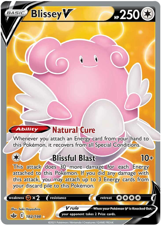 Blissey V (182/198) [Sword & Shield: Chilling Reign] | GnG Games