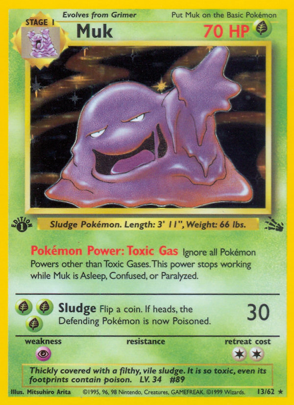 Muk (13/62) [Fossil 1st Edition] | GnG Games