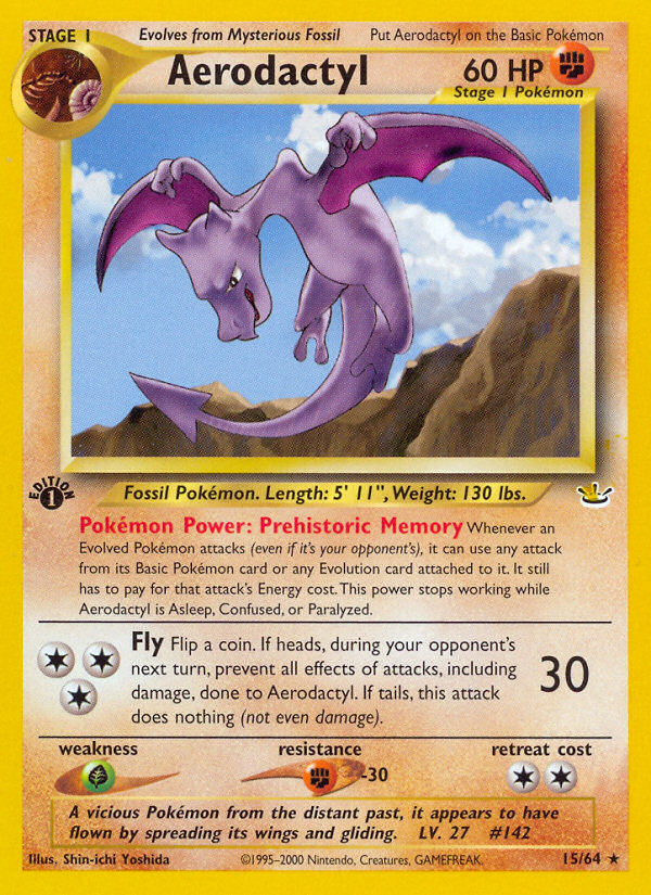 Aerodactyl (15/64) [Neo Revelation 1st Edition] | GnG Games
