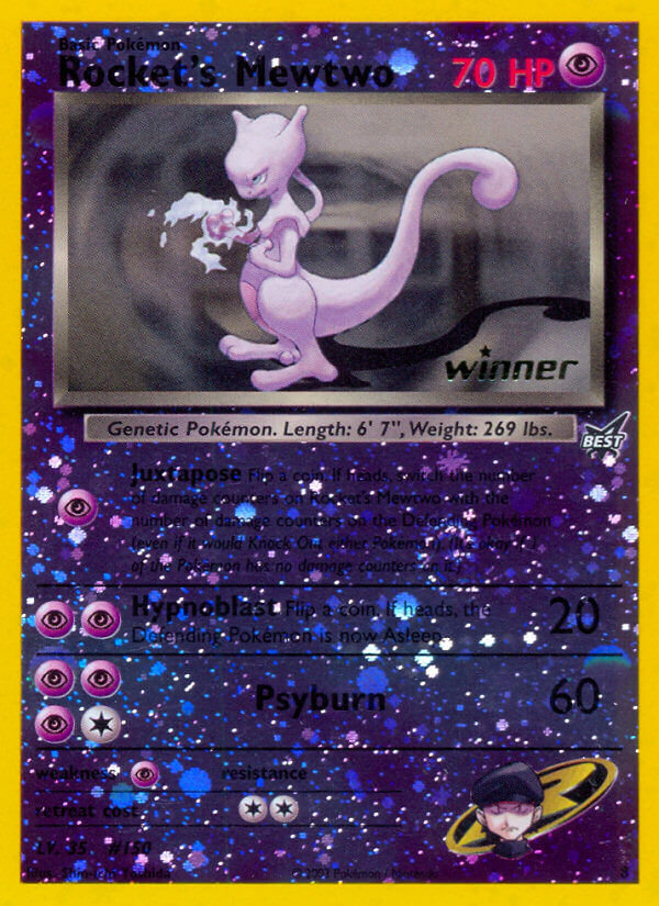 Rocket's Mewtwo (8) [Best of Promos] | GnG Games