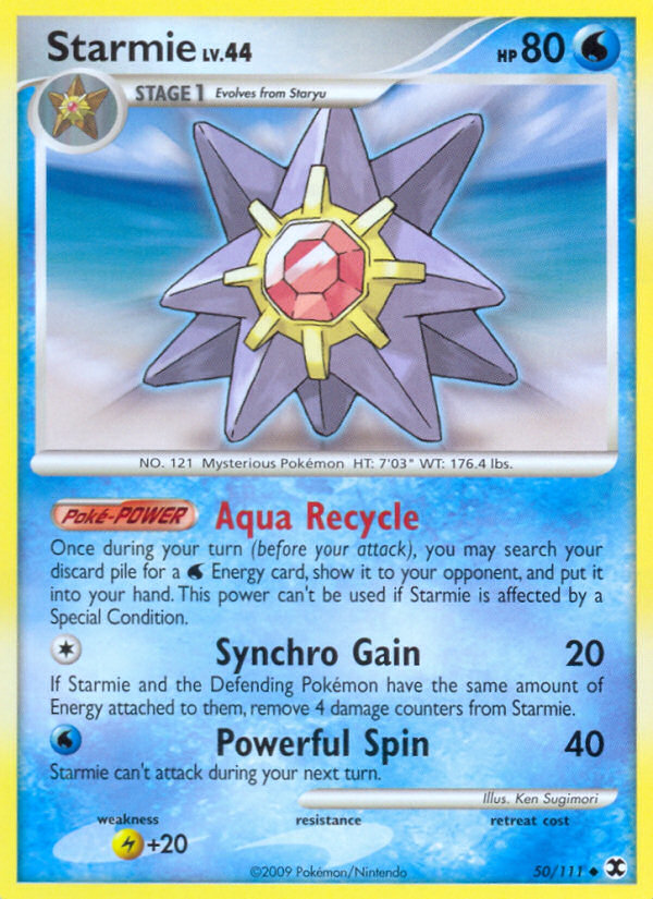 Starmie (50/111) [Platinum: Rising Rivals] | GnG Games