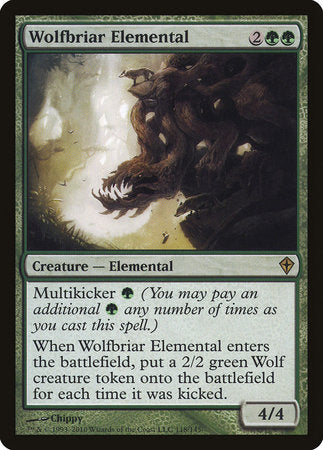 Wolfbriar Elemental [Worldwake] | GnG Games