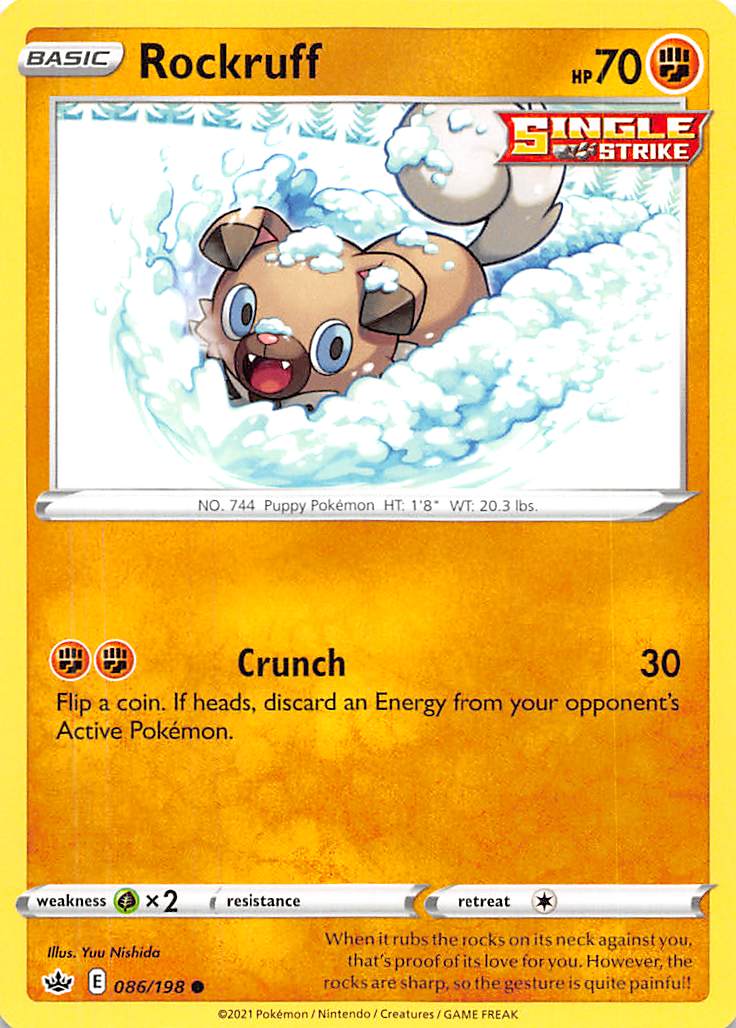Rockruff (086/198) [Sword & Shield: Chilling Reign] | GnG Games