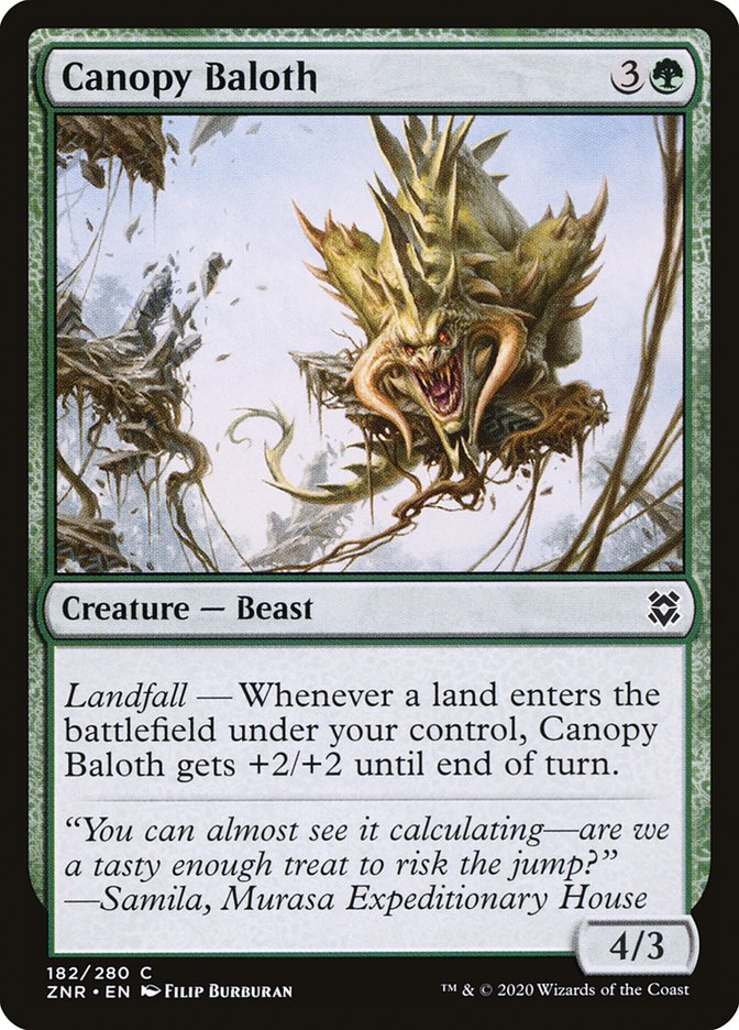 Canopy Baloth [Zendikar Rising] | GnG Games