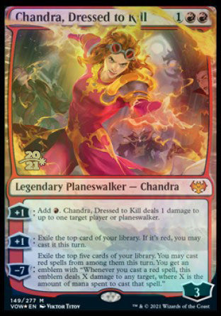 Chandra, Dressed to Kill [Innistrad: Crimson Vow Prerelease Promos] | GnG Games