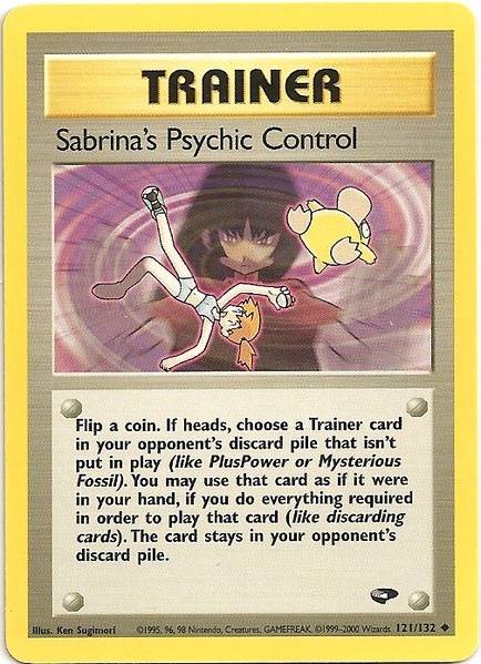 Sabrina's Psychic Control (121/132) [Gym Challenge Unlimited] | GnG Games