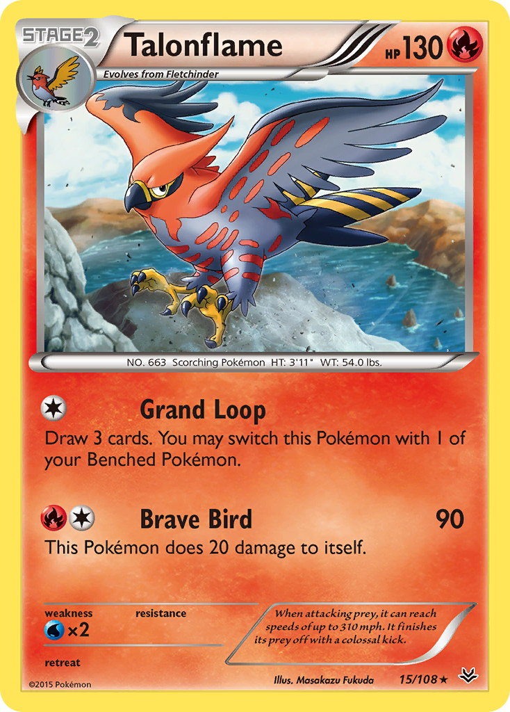 Talonflame (15/108) [XY: Roaring Skies] | GnG Games