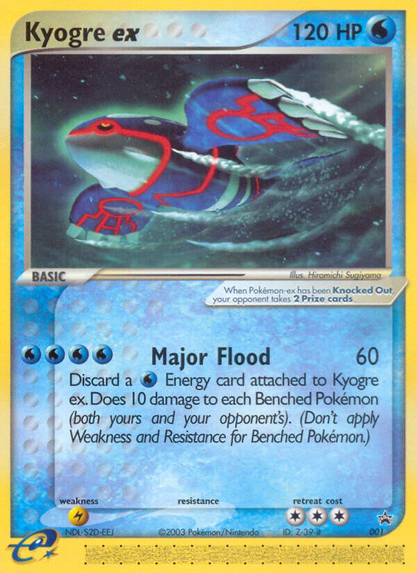 Kyogre ex (001) [Nintendo: Black Star Promos] | GnG Games