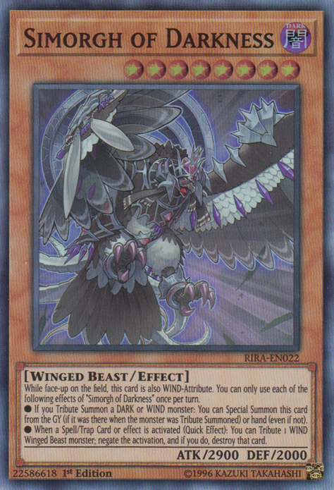 Simorgh of Darkness [RIRA-EN022] Super Rare | GnG Games