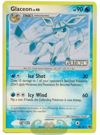 Glaceon (20/100) [Burger King Promos: 2009 Collection] | GnG Games