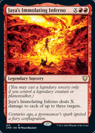 Jaya's Immolating Inferno [Commander Legends] | GnG Games