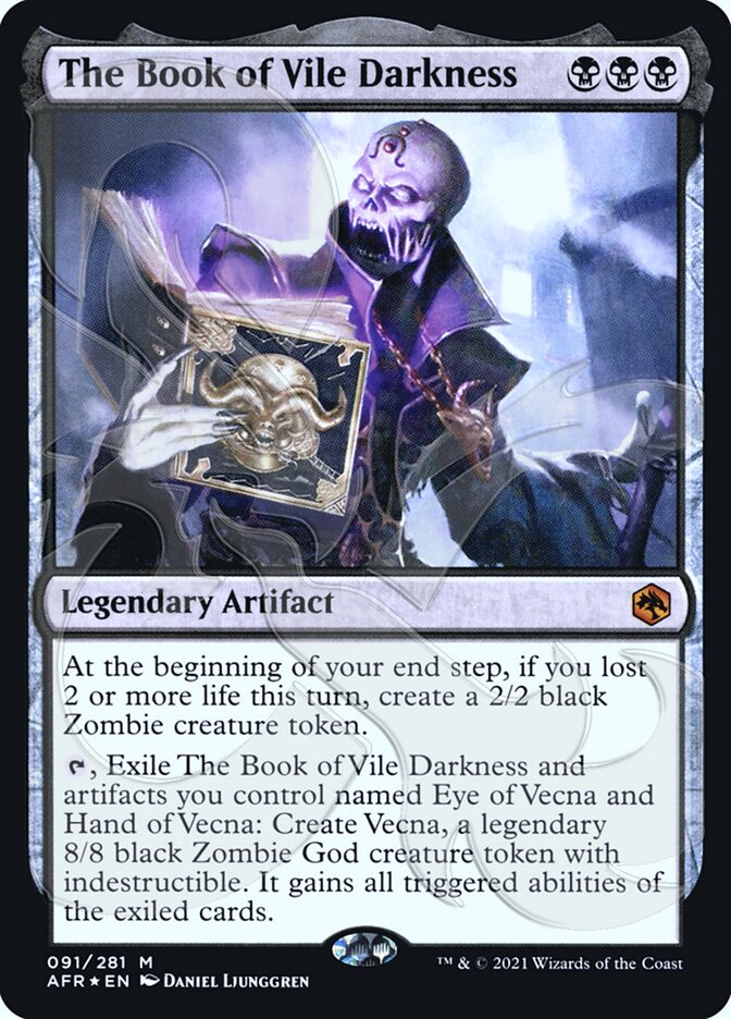 The Book of Vile Darkness (Ampersand Promo) [Dungeons & Dragons: Adventures in the Forgotten Realms Promos] | GnG Games