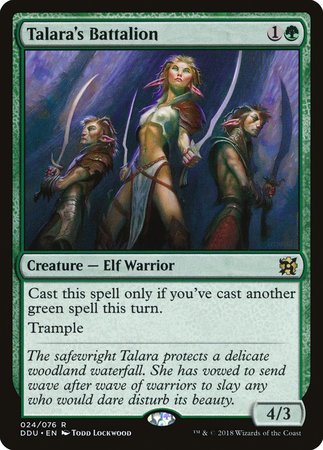 Talara's Battalion [Duel Decks: Elves vs. Inventors] | GnG Games