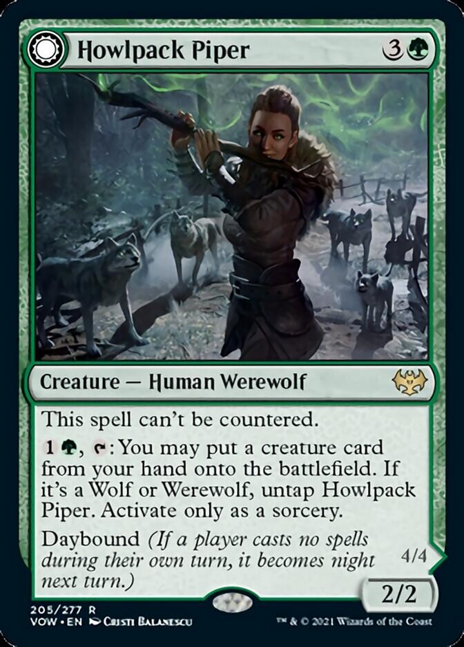 Howlpack Piper // Wildsong Howler [Innistrad: Crimson Vow] | GnG Games